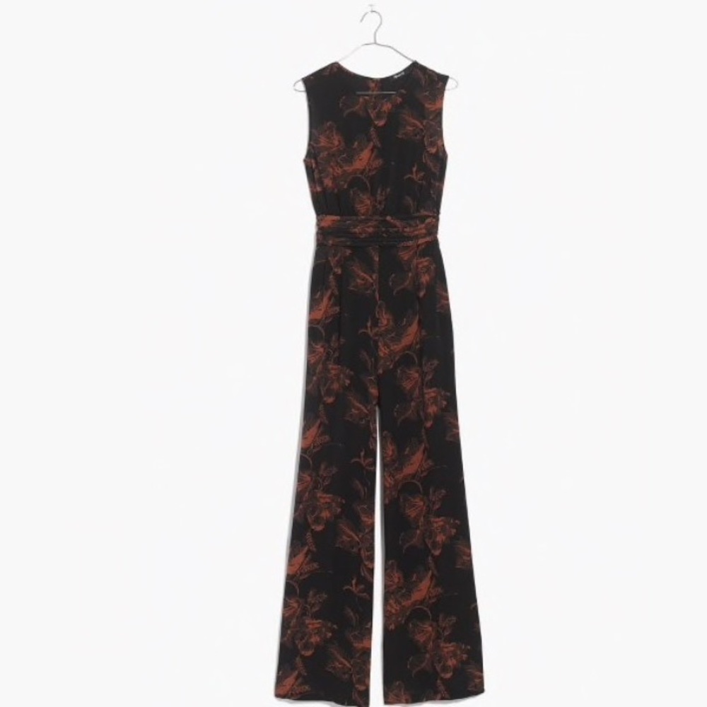 NWT Madewell x No.6 Silk Isabella Jumpsuit